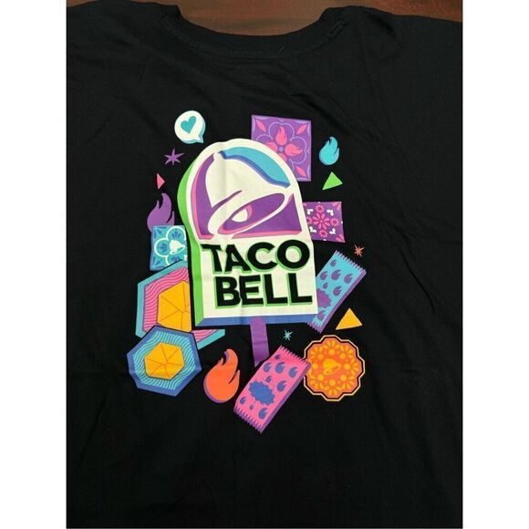 Taco Bell Mens Polo Short Sleeve Tee Shirt Size Large - Picture 4 of 6